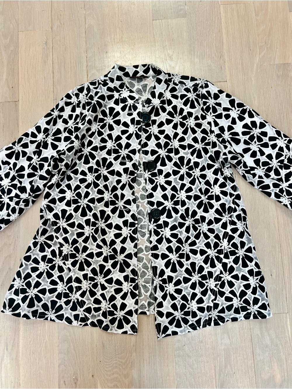 EUC Multiples XL Jacket/blouse Sheer with Buttons